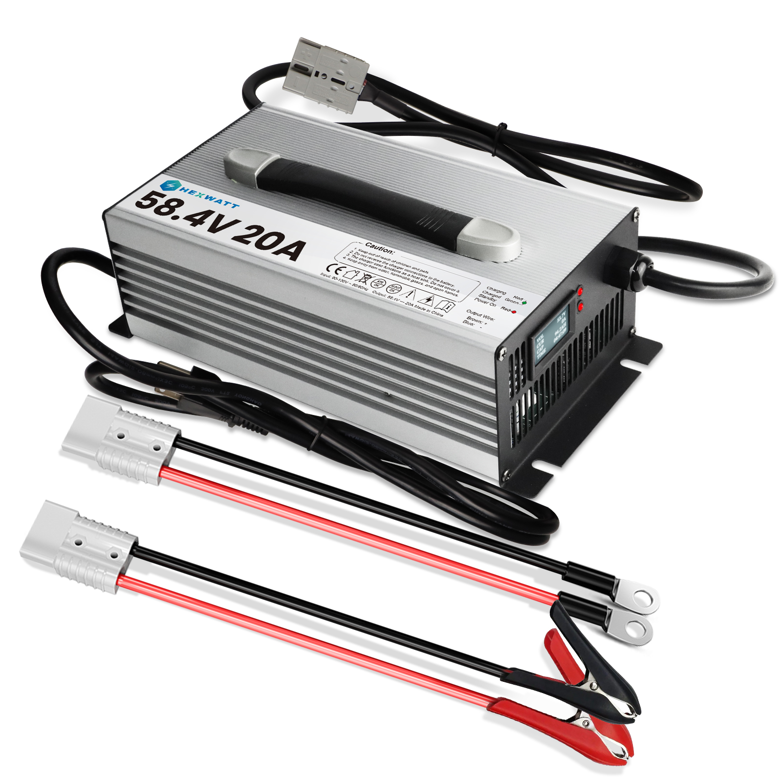 HEXWATT 58.4V 20A charger