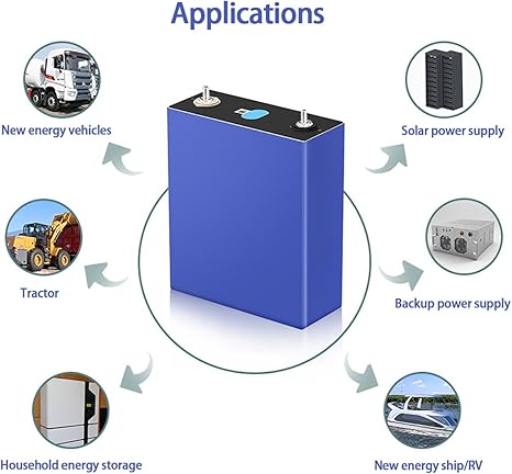 LF150 LiFePO4 Battery Cells 3.2V 150Ah Lithium Battery Iron Phosphate Grade A Cell,for RV, Boat, Golf Cart, Motor and etc.